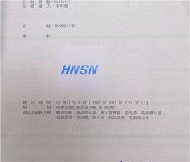 Trademark Registration Certificate